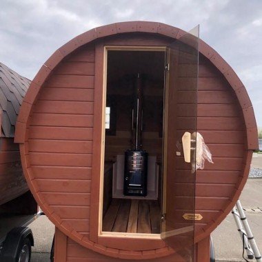 ⭐Sonderangebot⭐250 cm Holzofen Sauna für den mobil Einsatz